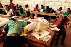 Children studying